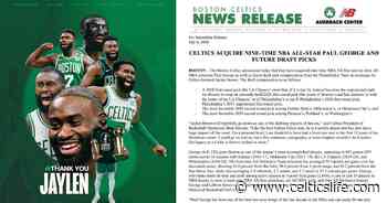 Celtics officially announce 76ers trade, show love to Jaylen Brown