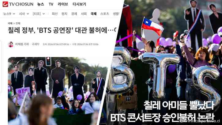 Protesta de fans chilenos de BTS llegó a los medios surcoreanos