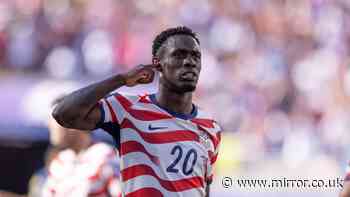 Folarin Balogun STARTS for United States despite Belgium legal threat after Donald Trump call