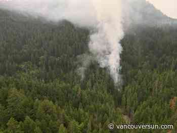 Brunswick Creek wildfire grows, leads to air quality warning in east Fraser Valley