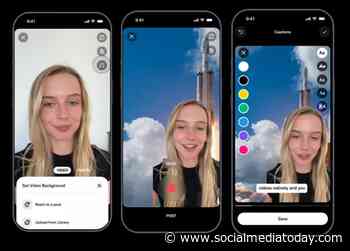 X rolls out updated video editor, including green screen recording