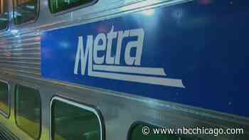 Metra UP-West service stopped after train hits person near Lombard