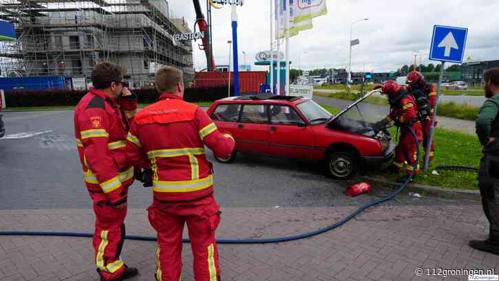 Autobrand Winschoterweg Groningen + ongeval Hereweg
