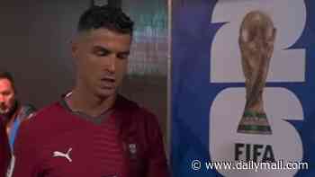 Cristiano Ronaldo's final World Cup act: Portugal star, 41, makes lonely walk down the tunnel in eerily similar scenes to Qatar failure four years ago - but defiantly claims he has NO regrets after latest heartbreak