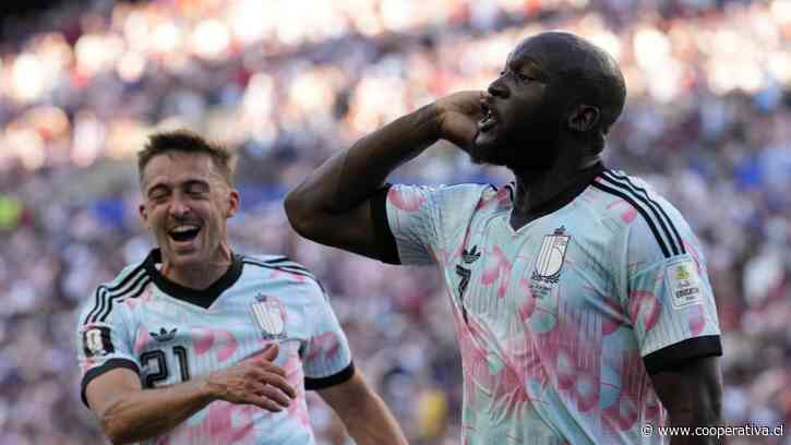 Jugadores de Bélgica celebraron el gol de Lukaku a EE.UU. con el baile de Donald Trump