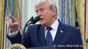 Belgium poke fun at Trump and USA with brutal two-word tweet... after players had mocked president's dancing in World Cup celebrations