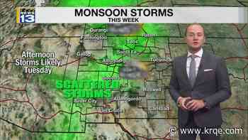 Storm chances continue all week for parts of New Mexico