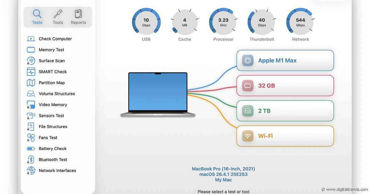 I found a free Mac diagnostic app that tells you what Apple’s tools don’t