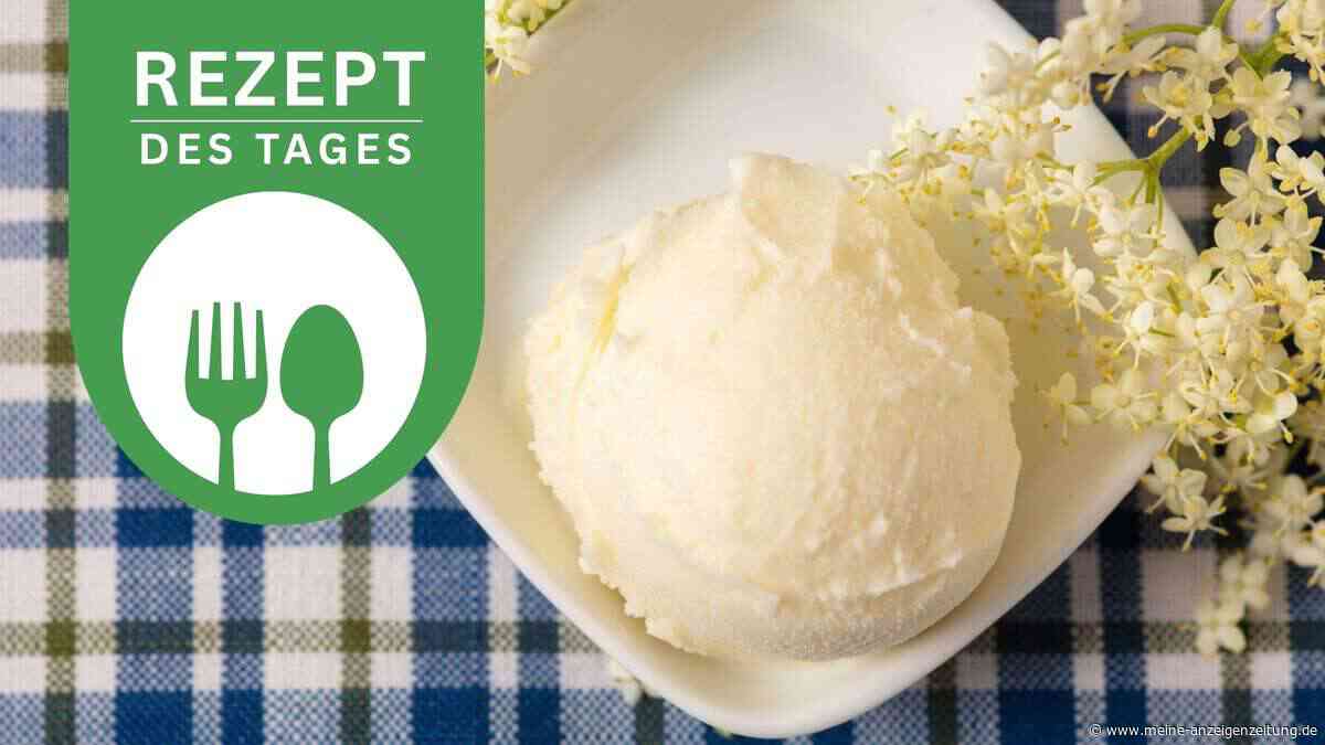 Erfrischendes Holunderblüteneis als Sommerhit – saisonales Dessert einfach selbst herstellen