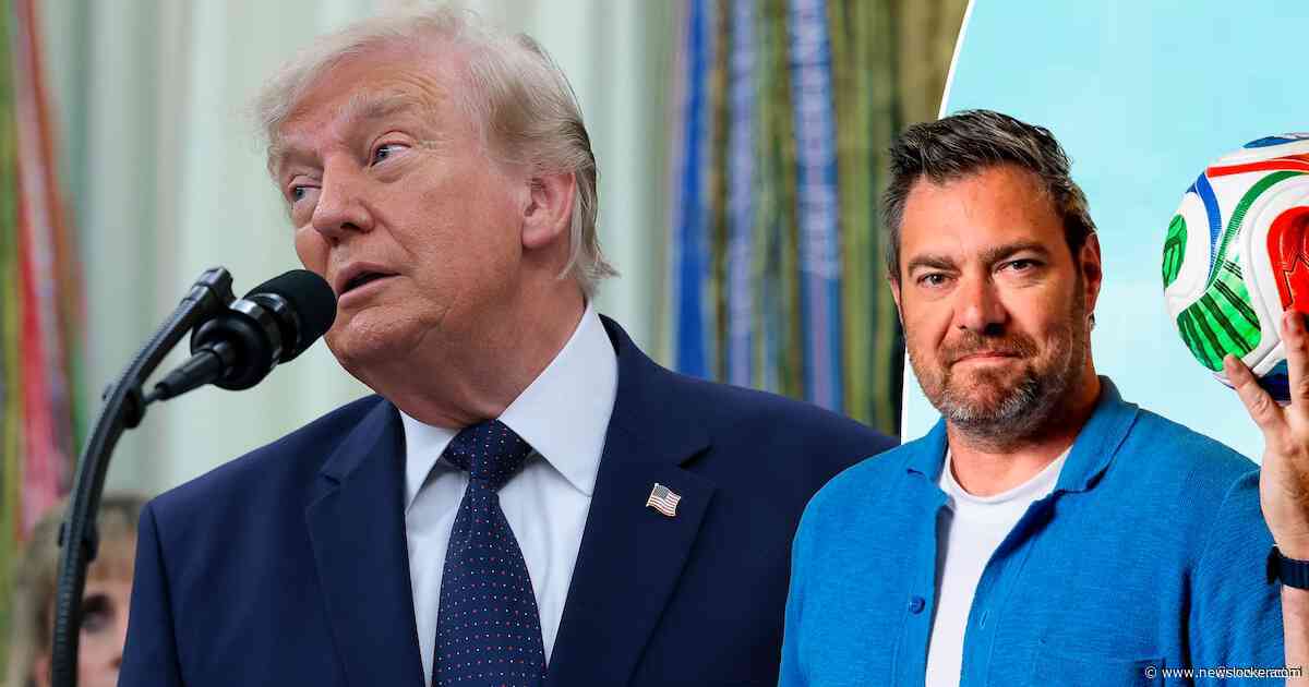 Trump vindt het geen enkel probleem dat iedereen woedend is om Balogun, hij geniet ervan