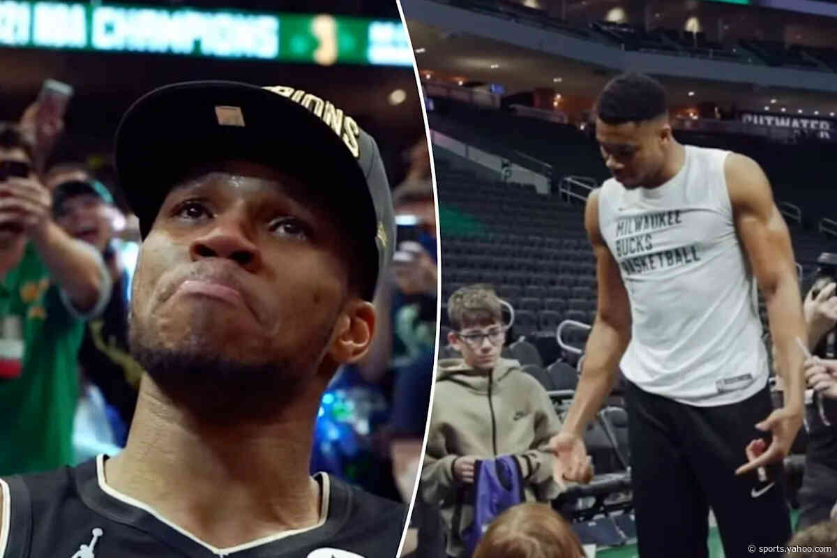 Giannis Antetokounmpo posts emotional Bucks tribute video after Heat trade becomes official