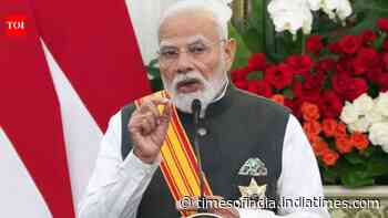 PM Modi conferred with Indonesia's highest honour during his 2-day state visit