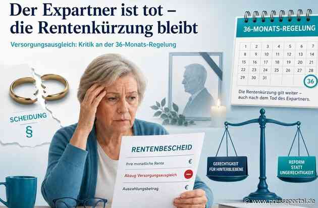 Kaum bekannt, aber Realität: Warum die eigene Rentenkürzung auch nach dem Tod des Expartners bestehen bleibt