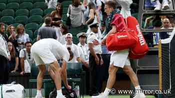 Alexander Zverev match suspended with Wimbledon stars ordered to leave court