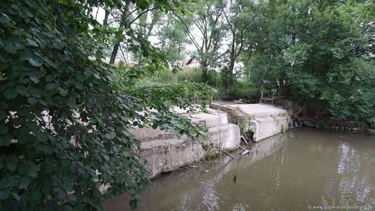 Drohender Wehr-Abriss in Niederham: Isen-Pegel würde um 1,8 Meter sinken