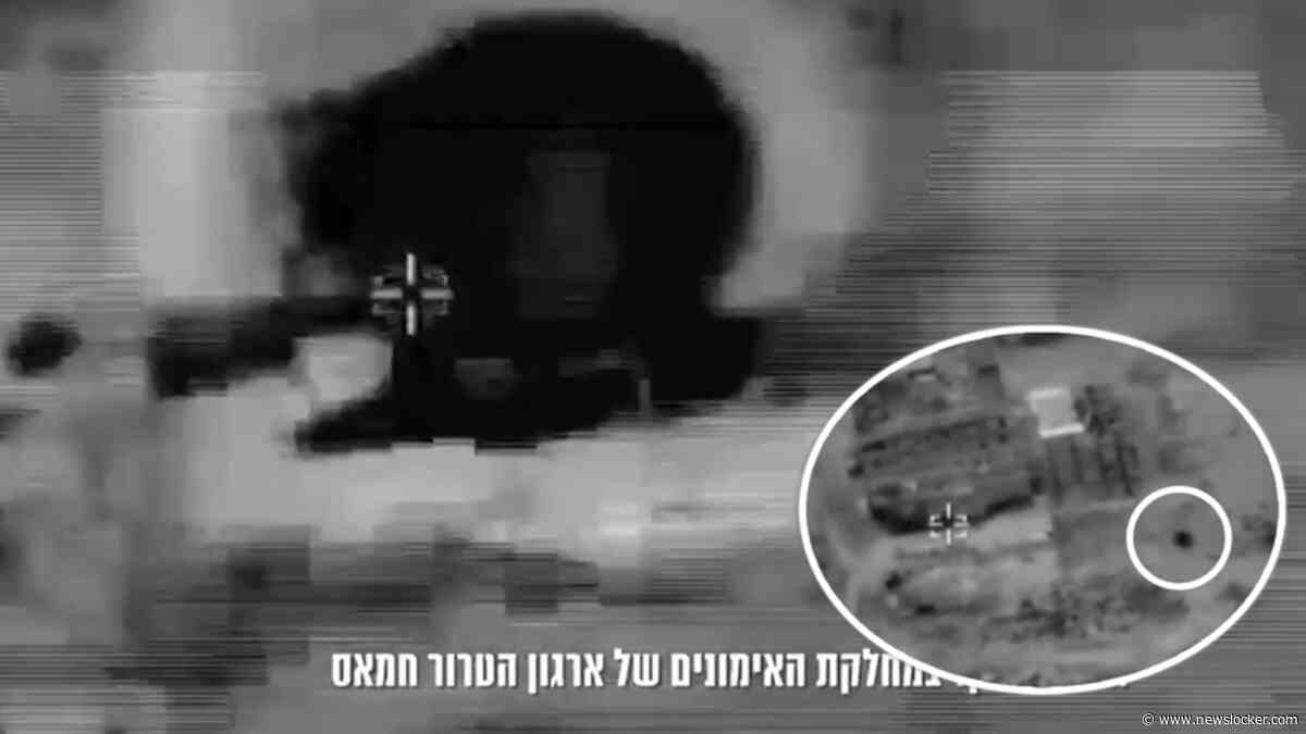 Israël deelt nieuwe beelden van raketinslag Gaza