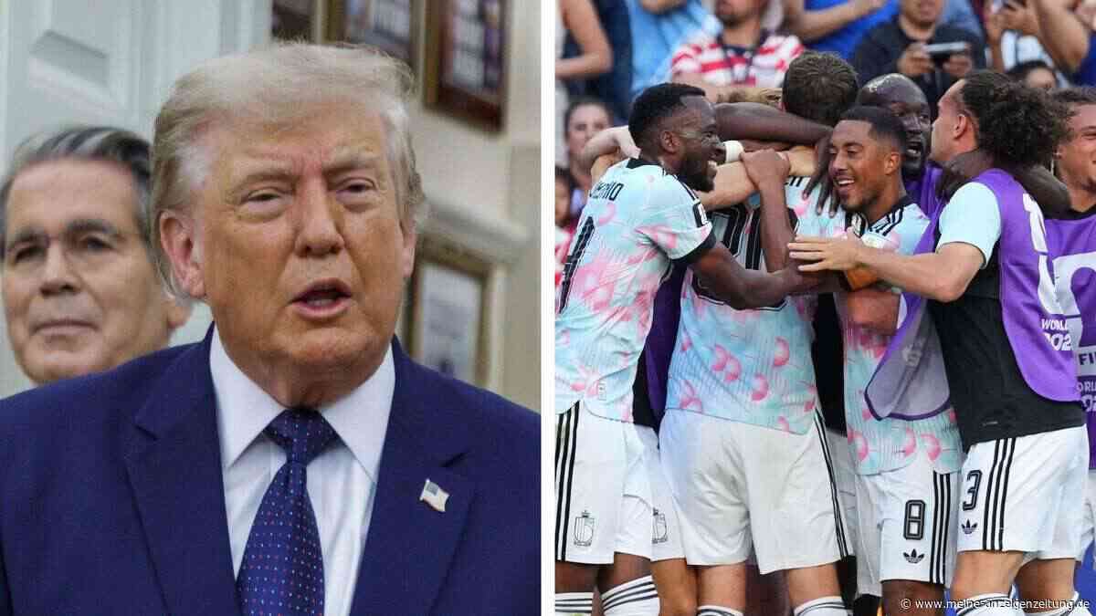 „Kippt das mal“: Belgien und Iran verspotten Trump nach WM-Aus der USA