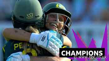 Watch the moment 'dominant' Australia beat England to win World Cup