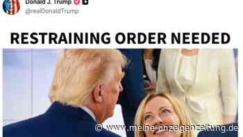 Trump stichelt gegen Meloni: Neues Meme eskaliert Streit kurz vor NATO-Gipfel