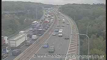 M60 traffic LIVE: Huge queues build as stretch of motorway 'blocked'