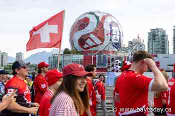 Switzerland takes on Colombia in Vancouver's last hurrah at World Cup