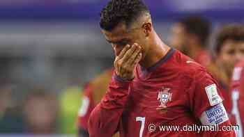 Emotional Cristiano Ronaldo breaks down in tears as anonymous Portugal superstar sees his World Cup dream crushed by Spain - and now looks set to retire from international football