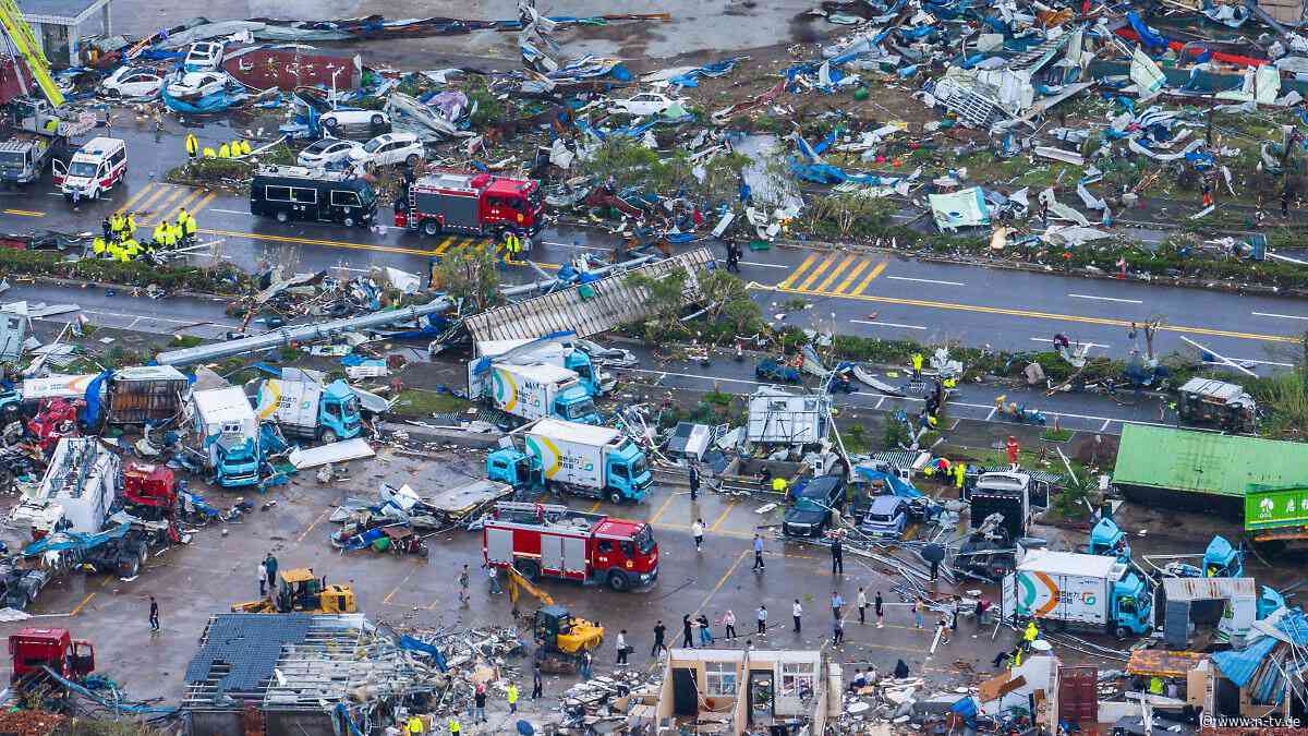 Hunderte Verletzte: Mindestens elf Tote nach schweren Unwettern in China