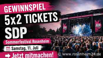 SDP live in Rosenheim: Jetzt noch schnell Tickets fürs Sommerfestival gewinnen