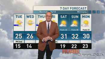 Riley Laychuk's Manitoba forecast for Tuesday, July 7, 2026