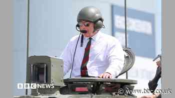 King rides British Army tank on regiment visit