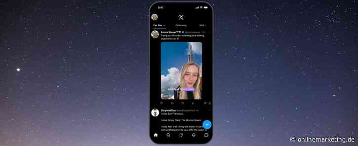 X bekommt neuen Video-Editor in der App: Aufnahme in Segmenten möglich