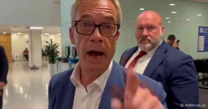 Nigel Farage ‘threatens journalist live on air’ in Sky News interview meltdown