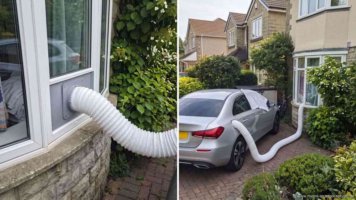 Auto-Klimaanlage als Hauskühler: So riskant ist der Hitzetrick