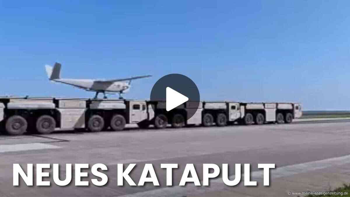 China zeigt mobiles Magnet-Katapult: Drei Lkw bilden rollende Startbahn