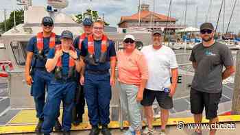 Personal watercraft operator pulls disabled 36-foot sailboat out of path of freighter near Sarnia