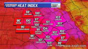The heat continues; rain chances rise this weekend