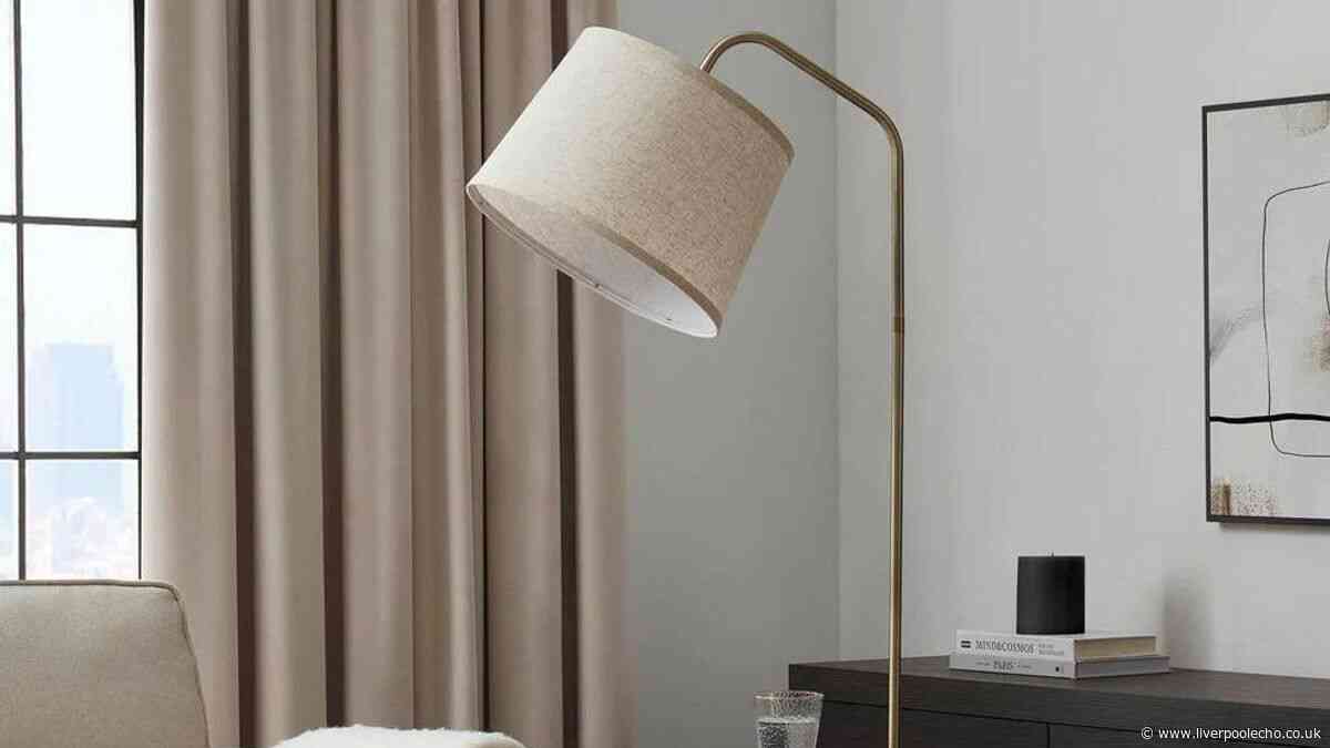 Dusk's 'beautiful and practical' living room floor lamp with side table now 15% off