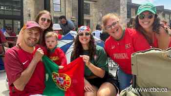 Soccer fans gather in Cambridge for Portugal vs Spain watch party