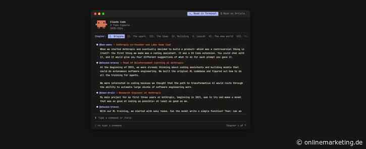 Wie es eigentlich zu Claude Code kam: Anthropic erzählt Making Of