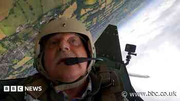 Man, 85, follows in dad's footsteps with Spitfire flight