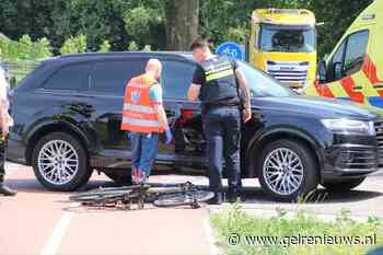 Fietser naar ziekenhuis na ongeval