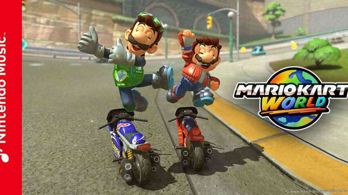 Nintendo Music: Weitere Mario-Kart-World-Remixes wurden hinzugefügt