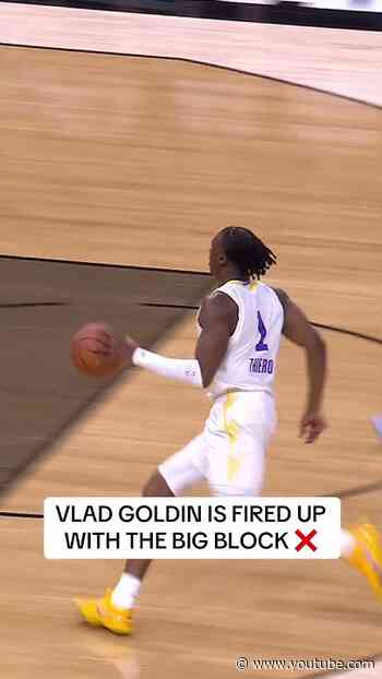 Vlad Goldin hustles for the chasedown block! ❌