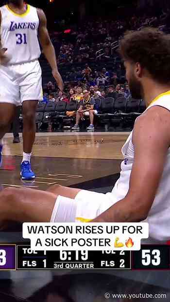 Watson went so hard on this play he lost his headband. 😵‍💫🔥
