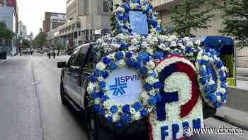 Public memorial for fallen Montreal police officer to be held at Bell Centre today