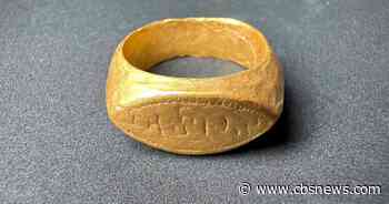 2,000-year-old gold rings and human bones found by archaeologists