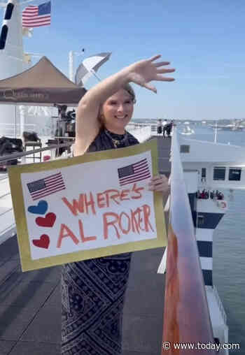 Jenna Bush Hager Called Out to Al Roker From Her Ship. His Crew’s Response Was Perfect