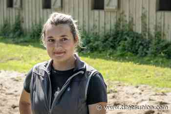 Adrianne DeVaux, younger sister of Derby winner Cherie DeVaux, making her own name as trainer at Saratoga