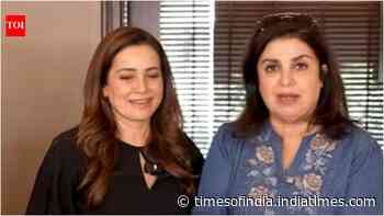 Inside Neelam's huge home with plush couches and private bar