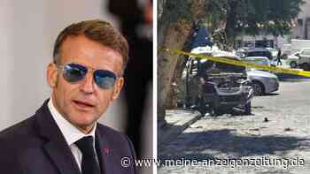 Explosionen nur wenige Meter vom Hotel des Präsidenten: So knapp entging Macron dem Anschlag in Damaskus